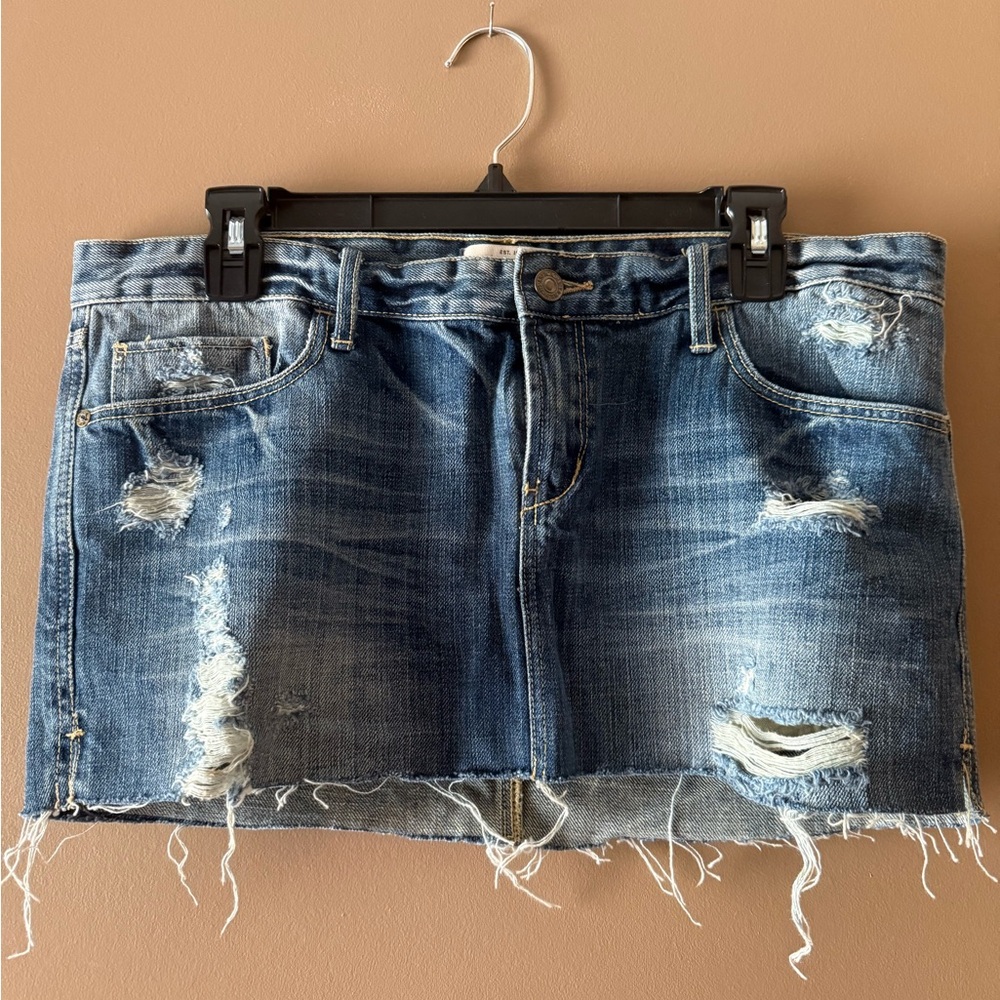 Abercrombie & Fitch Blue Mini Skirt Casual